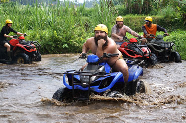 Bali ATV Ride + Ayung Rafting + Spa