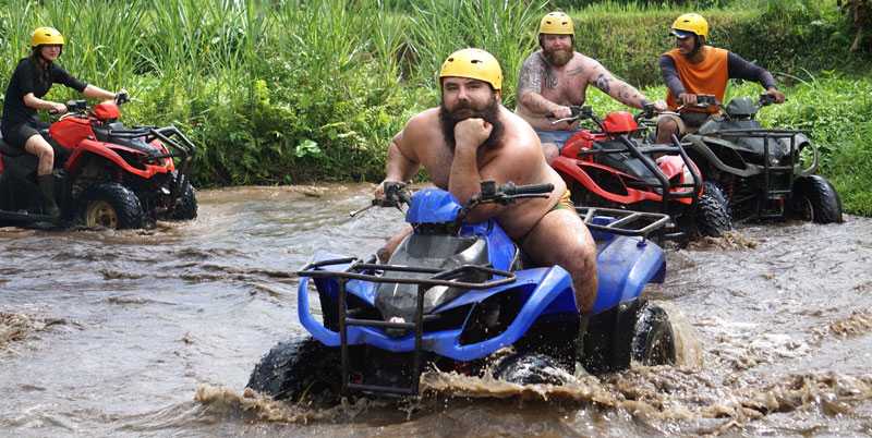 Bali ATV Ride + Ayung Rafting + Spa Packages